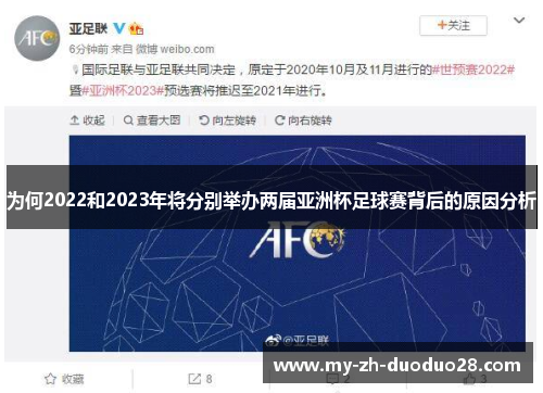 为何2022和2023年将分别举办两届亚洲杯足球赛背后的原因分析 为何2022和2023年将分别举办两届亚洲杯足球赛背后的原因分析